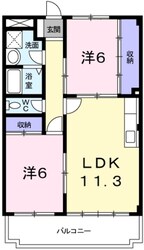 ボ・ヌール大栄の物件間取画像